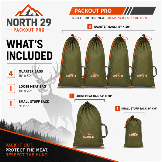 North 29 Packout Pro Game Bag Kit